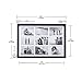 Malden 4x6 9-Opening Collage Picture Frame - Displays Nine 4x6 Pictures - Black