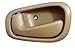 PT Auto Warehouse TO-2543E-LH - Inside Interior Inner Door Handle, Beige/Tan - Driver Side