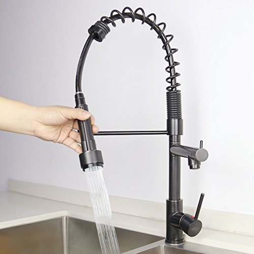 RAINMAX Kitchen sink faucet with Single Handle, Oil Rubbed Bronze, Pre-rinse 2 Mode Sprayer, Heavy-duty, Lavatory, Bathroom, Vanity,Outdoor, Best Commercial, UPC NSF AB1953 Compliant(RAN-A-057) - Thumbnail 2