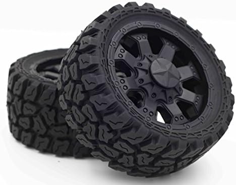 KKPIT 1/8 the Ultimate Racing Truggy tires Warriors series simulated truck Tires and Wheel hub for 1/10 TRAXXAS 1/8 for HPI /HOBAO/LOSI/TEAM C