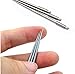 JDYYICZ 3pcs Titanium Milled Toothpick+1pc Ti Holder Key Chain Pendant W/Mini Ring