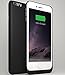 iPhone 6S Plus Battery Case , iPhone 6 Plus Battery Case - 6000mAh External Protective Charging Case Extended Portable Charger Backup Battery Pack Case (Black)