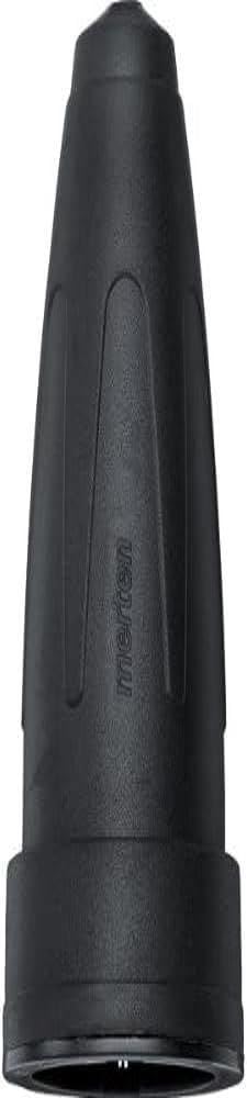 Merten 174091 Rubber Schuko Coupling, Earthing Contact Coupling Made of Solid Rubber, Shatterproof and Dimensionally Retaining, Black