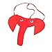 Rukisac Sexy Thong Men Elephant Underwear T-Back G-String Pants Christmas Gag Gift Funny(Red)