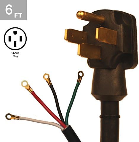 TES 6 Ft. 8/2-10/2 40 Amp 4 Wire Range Cord Kit