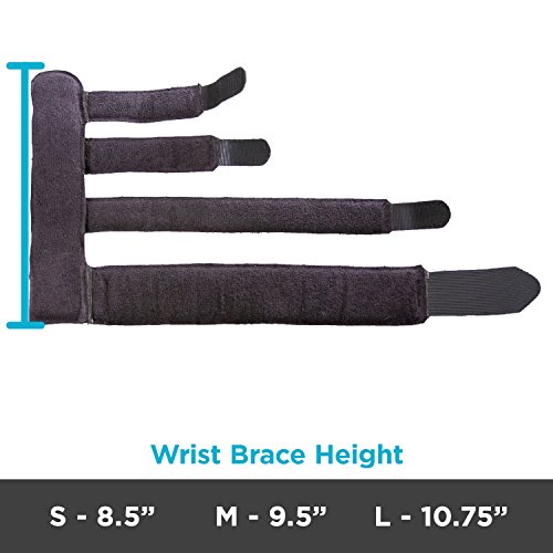BraceAbility Two Finger Immobilizer - Hand and Buddy Splint Cast for Broken Joints, Mallet or Trigger Finger Extension, Sprains and Contractures to Straighten Middle, Index and Pinky Knuckles (L)