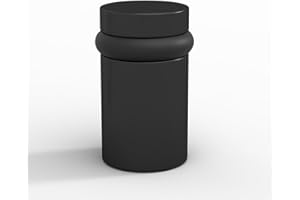 Mega Handles Floor Door Stopper, Black Stopper Quickly Installed Wall Protector, Wall Protectors from Door Knobs, Floor Door Stop with Mounting Hardware Included - Matte Black - 2 Inch
