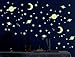 Glow-in-the-Dark 150 Stars Vinyl Wall Decals Set by Glow-in-the-Dark