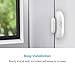 Geeni Smart Window & Door Sensors 2-Pack: Wi-Fi Enabled Security with Real-Time Alerts