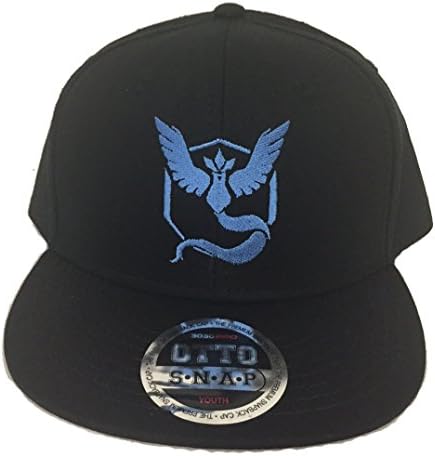 EMBROIDERED Pokemon Go Hats - Mystic, Valor & Instinct Caps (YOUTH OTTO SNAPBACK MYSTIC)