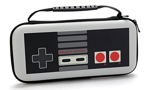 The Original NES Controller Nintendo Switch Case- Console Travel, Storage Carrying Case- Slots for 10 Games-By Sophisticator – NES Controller Design – For Fans Wanting the Best in Switch Accessories