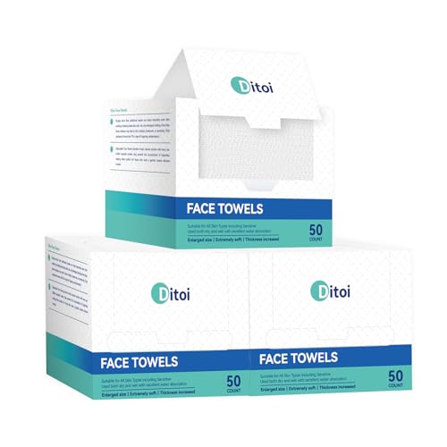 Ditoi Disposable Face Towels 150 Count