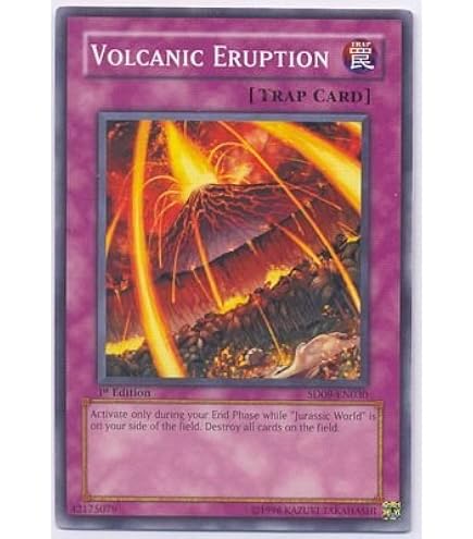 Yu-Gi-Oh! - Volcanic Eruption (SD09-EN030) - Structure Deck 9: Dinosaur's Rage - 1st Edition