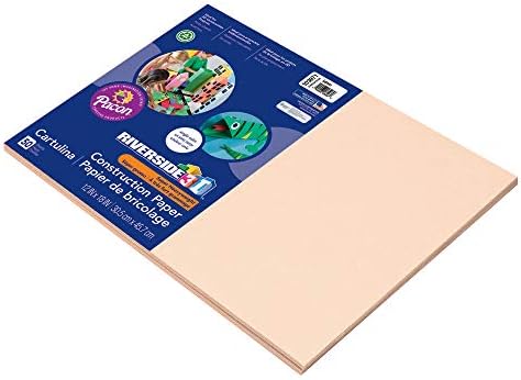 Riverside 3D Construction Paper Salmon 12" X 18" 50 Sheets