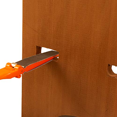 Flat File Sanding Stick With Replaceable Abrasive Strips For Sanding