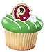 NFL Washington Redskins Cupcake Rings 12 Pack