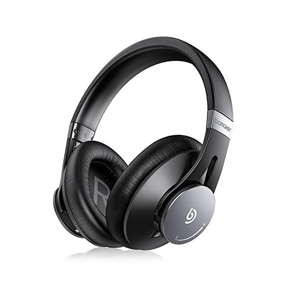 BOMAKER-Active-Noise-Cancelling-Headphones-Wireless-Over-Ear-Bluetooth-Headphones-360-Swiveling-Volume-Dial-Memory-Foam-Ear-Cups-Hi-Fi-Stereo-Headphones-with-CVC80-Mic-for-Home-Office BOMAKER Active Noise Cancelling Headphones, Wireless Over-Ear Bluetooth Headphones, 360° Swiveling Volume Dial, Memory…