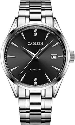Mens Stainless Steel Watch Luxury Waterproof Automatic Mechanical Watches Date Calendar Business Casual Wrist Watch