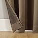 Sun Zero Barrow Energy Efficient Grommet Sliding Patio Door Curtain Panel, 100