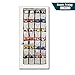 Over The Door Shoe Organizer - 24 Pockets and Door Shoe Rack for Door Shoe Storage 4 Customized Strong Metal Hooks Hanging Shoe Organizer