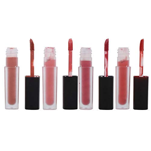 4 Pieces Matte Lip Gloss Set, Long Lasting and Non-Sticky Lip Makeup Cosmetic Tool(TO)