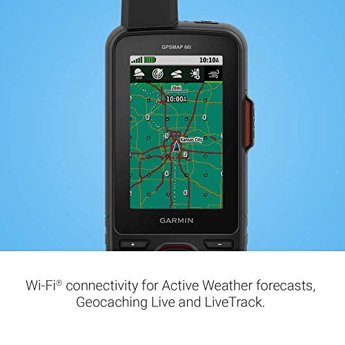 Garmin GPSMAP 66i GPS Handheld and Satellite Communicator and Aibocn 10,000mAh Portable Battery Charger Bundle (010-02088-01) - Thumbnail 7
