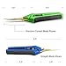 CastleGreens 2 Pack Micro-tip Straight Blade/Curved Blade Flower Leaf Trimmer Bonsai Pruning Shears with Titanium Coated Gardening Pruner Scissors Setthumb 2