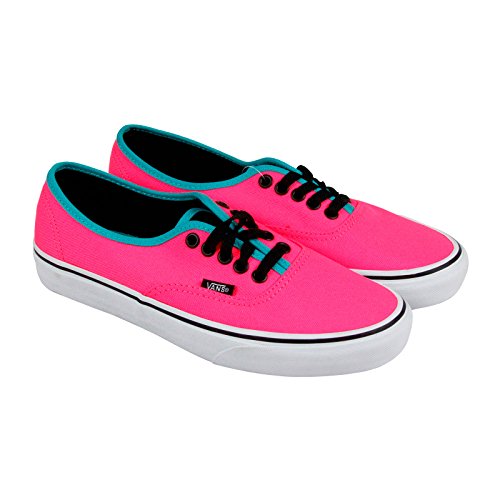 Vans Unisex Authentic Brite Skate Shoes-Brite Neon Pink/Black-12-Women/10.5-Men