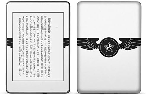 Igsticker Kindle Paperwhite 第4世代 専用スキンシール キンドル ペーパーホワイト タブレット 電子書籍 0162 マーク 保護 羽 フィルム ステッカー 正規販売店 カバー 裏表2枚セット