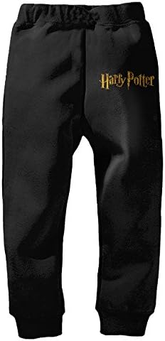 DMEIZI HarryPotter Logo Performance Sweatpants For Kids Black