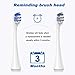 Electric Toothbrush Clean as Dentist Rechargeable Sonic Toothbrush with Smart Timer 4 Hours Charge Minimum 30 Days Use 4 Optional Modes Travel Toothbrush with 2 Brush Heads Black by Kealive