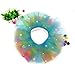 Cidyrer Tutus for Women Adult Lighted Tutu Women's Light Up Neon LED Tulle Tutu Skirt, Colorful, One Size