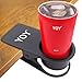 YOY Drinking Home Office Table Desk Side Huge Clip Water Drink Beverage Soda Coffee Mug Holder Cup Saucer Design, Black primary