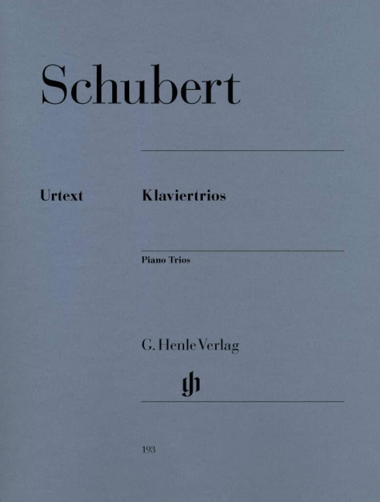 Schubert: Piano Trios - violin, cello and piano - Henle - (HN 193)