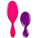 Wet Brush Original and Mini Hair Brush - Pink and Purple - Ultra-soft IntelliFlex Bristles - Travel Size Brush Glides Through Tangles With Ease For All Hair Types - For Women, Men, Wet And Dry Hair