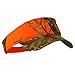 Outdoor Garment Washed Camo Visor - Camouflage Blaze Orange-One Size
