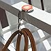 Purse Table Hangers for Table Bag Holder Foldable Handbag Hanger Hook Mixed Color,2 Rose Purse Hook