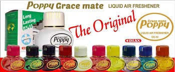 2 x Vanille Gracemate Poppy Luchtverfrissers en 2 x ROOD Led Light Base met USB-fitting - Afbeelding 7