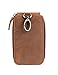 Kattee Handmade Genuine Leather Zipper Key Chain Case Pouch Credit Cards Holder