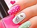 Valentine's Day Nail Art Heart Decals Set #3 Salon Quality!