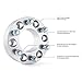 RockTrix - 2 inch Wheel Spacers (6x135, 87.1mm Bore, 14x2 Studs Nuts Coarse Thread) Compatible with Ford Expedition F150 F-150 Lincoln Navigator Mark LT - Silver 50mm Adapters 4pcs