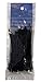 Cambridge Nylon 6/6 UL Listed Cable Ties 4 In 18 Lb Mini Lightweight Duty Self Locking UV Resistant Black Zip Ties, 100 Pack, Contractor Quality and Strength