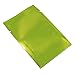 100 Pack Mylar Foil Heat Sealable Bag Aluminum Foil Pouch Bulk Food Storage Central Vacuum Bag (Green, 2.4x3.5 inches (1.97x3.35 inches Inner Size))