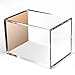 MaxGear Pen Holder for Desk Premium Acrylic Pencil Holder Pen Cup Makeup Brush Holder Desk Accessories & Workspace Organizers for Home School & Office, Clear