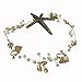 1Pcs Gorgeous Handmade Starfish Hairband Women Mermaid Headband Gold Crystal Beads Pearl Hair Jewelry Crown Bridal Wedding Hair Accessories