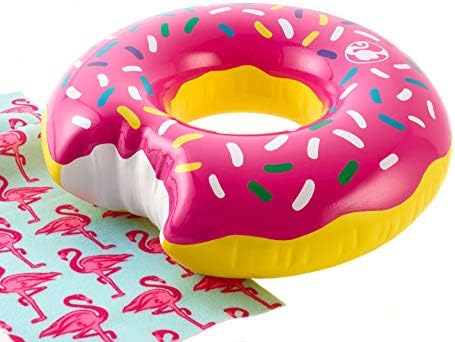 barbie donut floaty playset