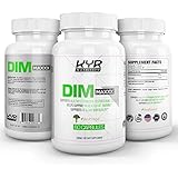KYR DIM Supplement Plus BioPerine Capsules. Supplements to Balance Estrogen for Woman, Menopause Relief, Cystic Acne, Hormonal Acne Treatment - 60 200mg Veggie Capsules (1 Bottle)