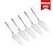 Oukasi 5-piece/Set Pie Cake Server Cutter Spatula Stainless Steel Pizza Shovel Serrated Edge Portable and Durable