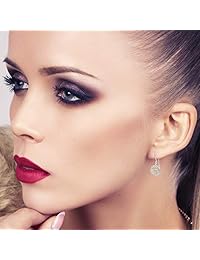 dorado polen girasol arete de nunca se oxida 925 plata de ley Natural y hipoalergénico última intervensión de ganchos para mujeres y niñas con caja de regalo impresionante para un momento especial de amor por Bling Bijoux