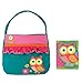 Stephen Joseph Quilted Owl Purse and Wallet for Little Girls